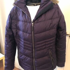 Columbia Purple Puffer Jacket